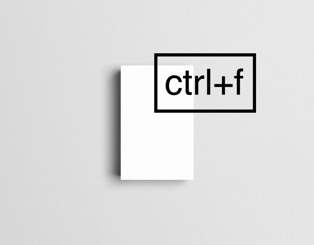 Logo della startup ctrl+f