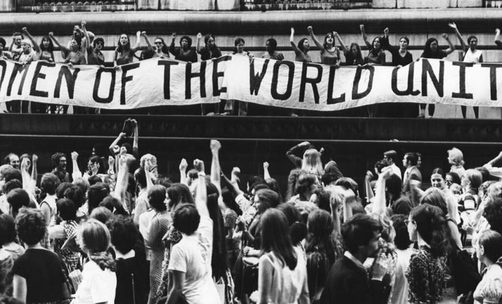 Foto manifestazione dell'8 marzo giornata internazionale delle donna