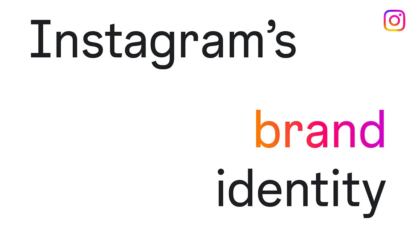 Screenshot del brand guideline interattivo di Instagram.