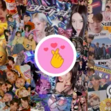 Collage di vari idol coreani, simbolo del marketing k-pop